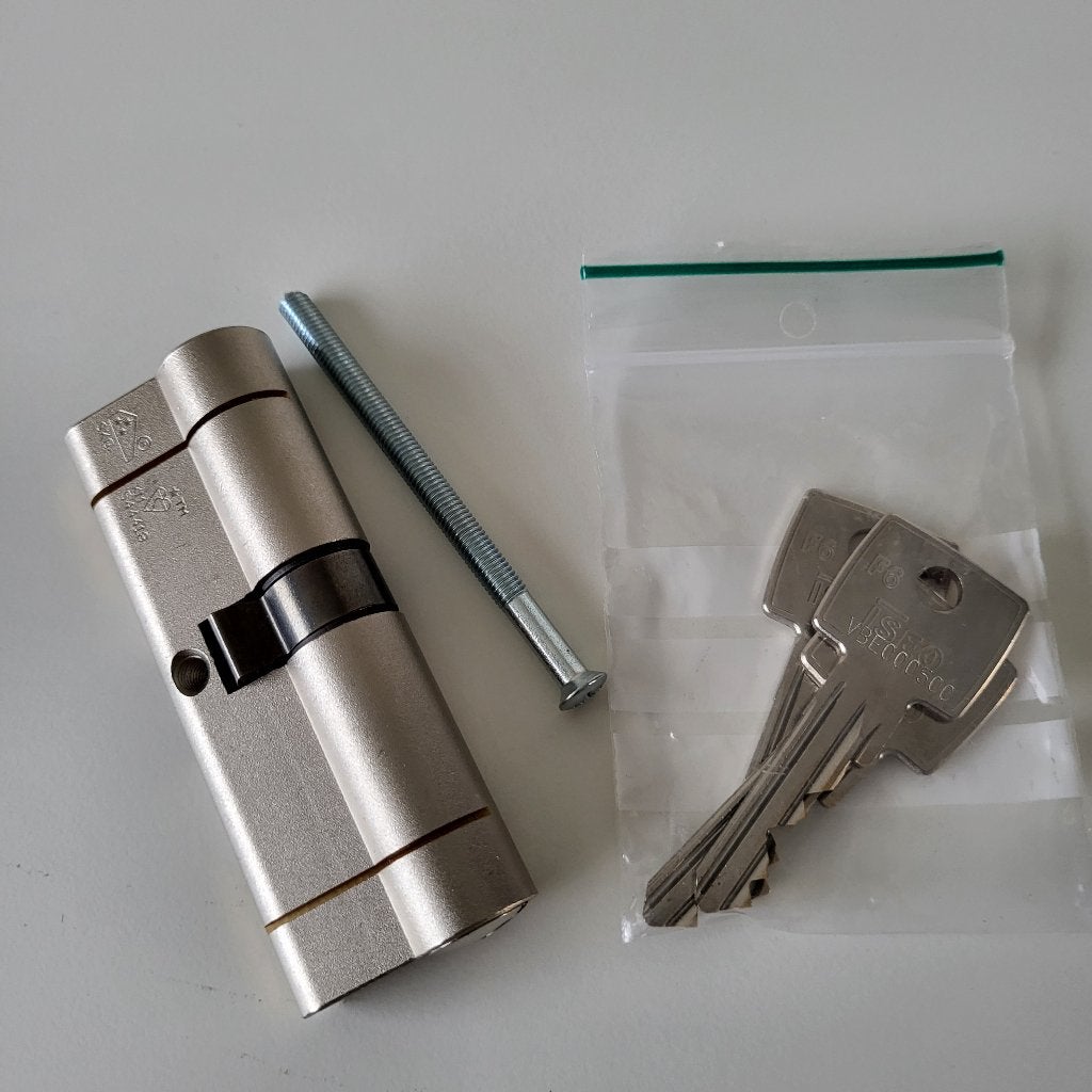 Iseo F6 Extra S cilinder 40/45, Ophalen of Verzenden, Nieuw, Rvs, Slot