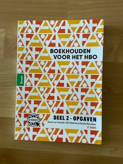 Boekhouden voor het HBO - Deel 2 - Opgaven, Boeken, Ophalen of Verzenden, Beta, Gelezen, HBO
