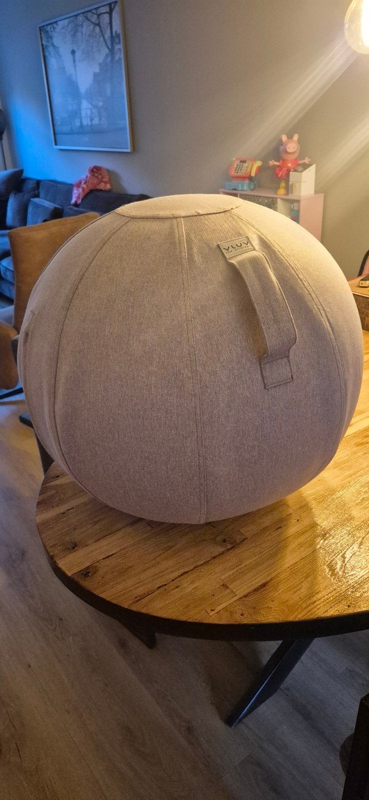 Vluv zitbal grijs - ergonomische zitoplossing, Ophalen