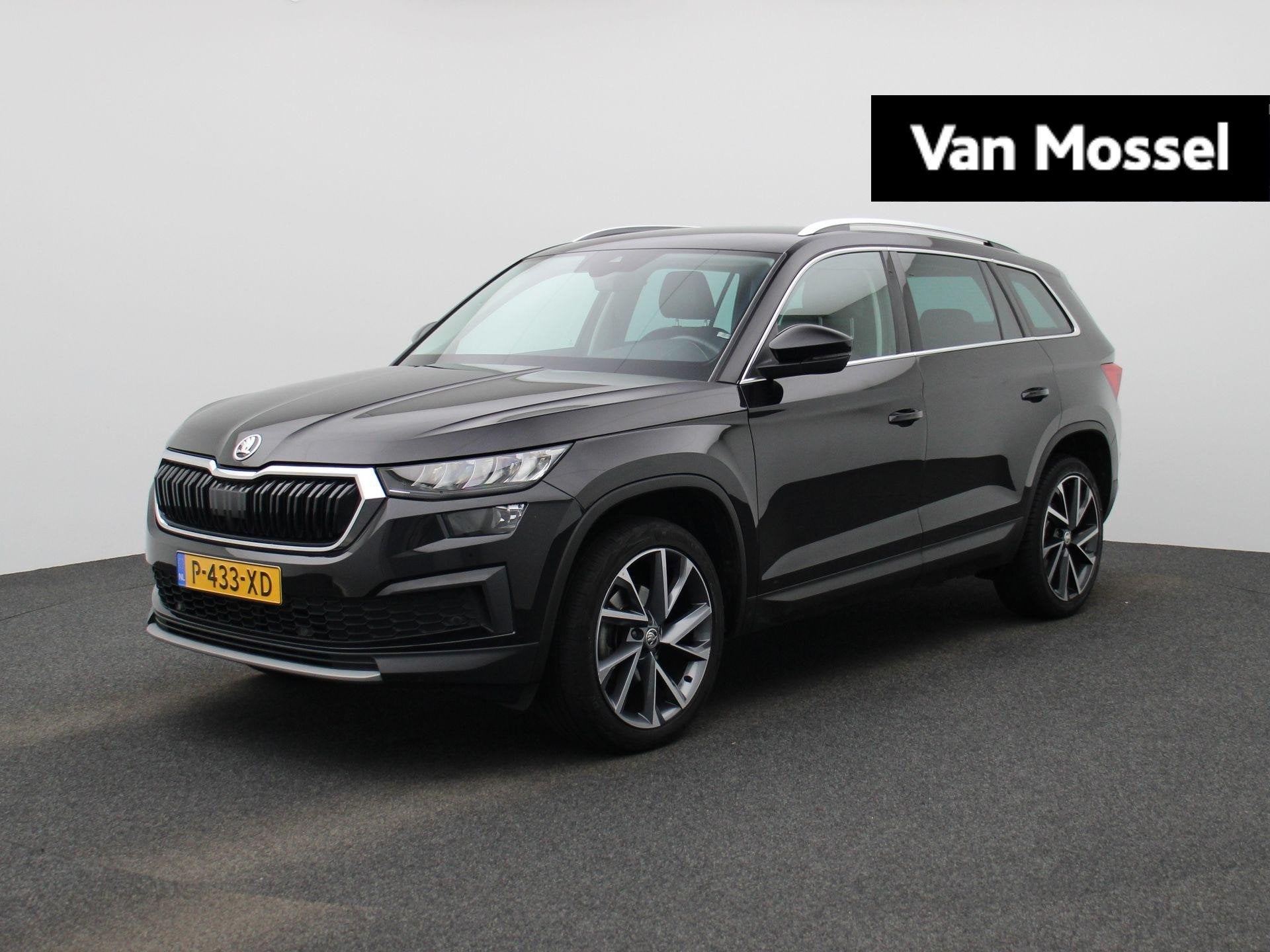 Skoda Kodiaq 1.5 TSI Business Edition 150 PK | Automaat | Tr, Auto's, 4 cilinders, Leder en Stof, Zwart, Origineel Nederlands
