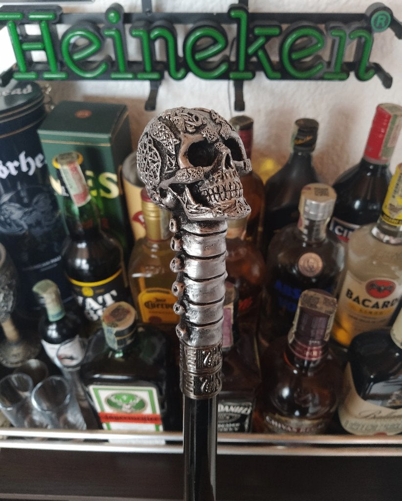 Doodskop Wandelstok Wandel Stok Skull Doodshoofd Horror, Diversen, Verzenden, Nieuw