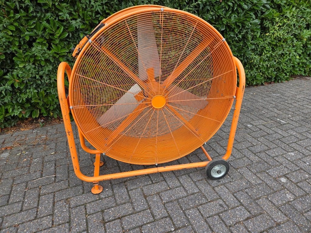 Ventilator windmachine bouwdroger, Ophalen