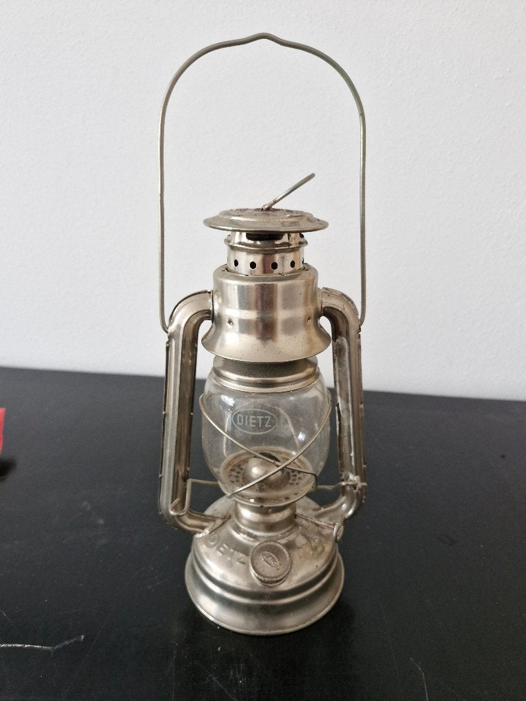 Dietz stormlamp, petroleumlamp, olielamp, Ophalen of Verzenden, Gebruikt