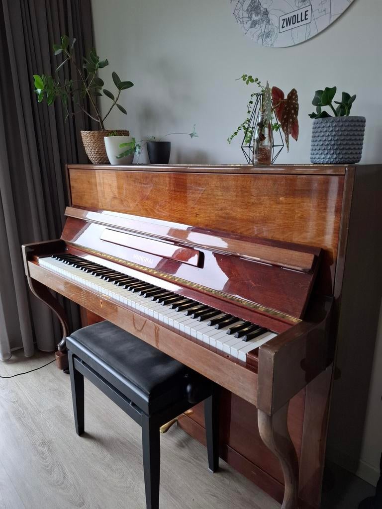 Piano Hsinghai, Ophalen, Gebruikt, Bruin, Piano