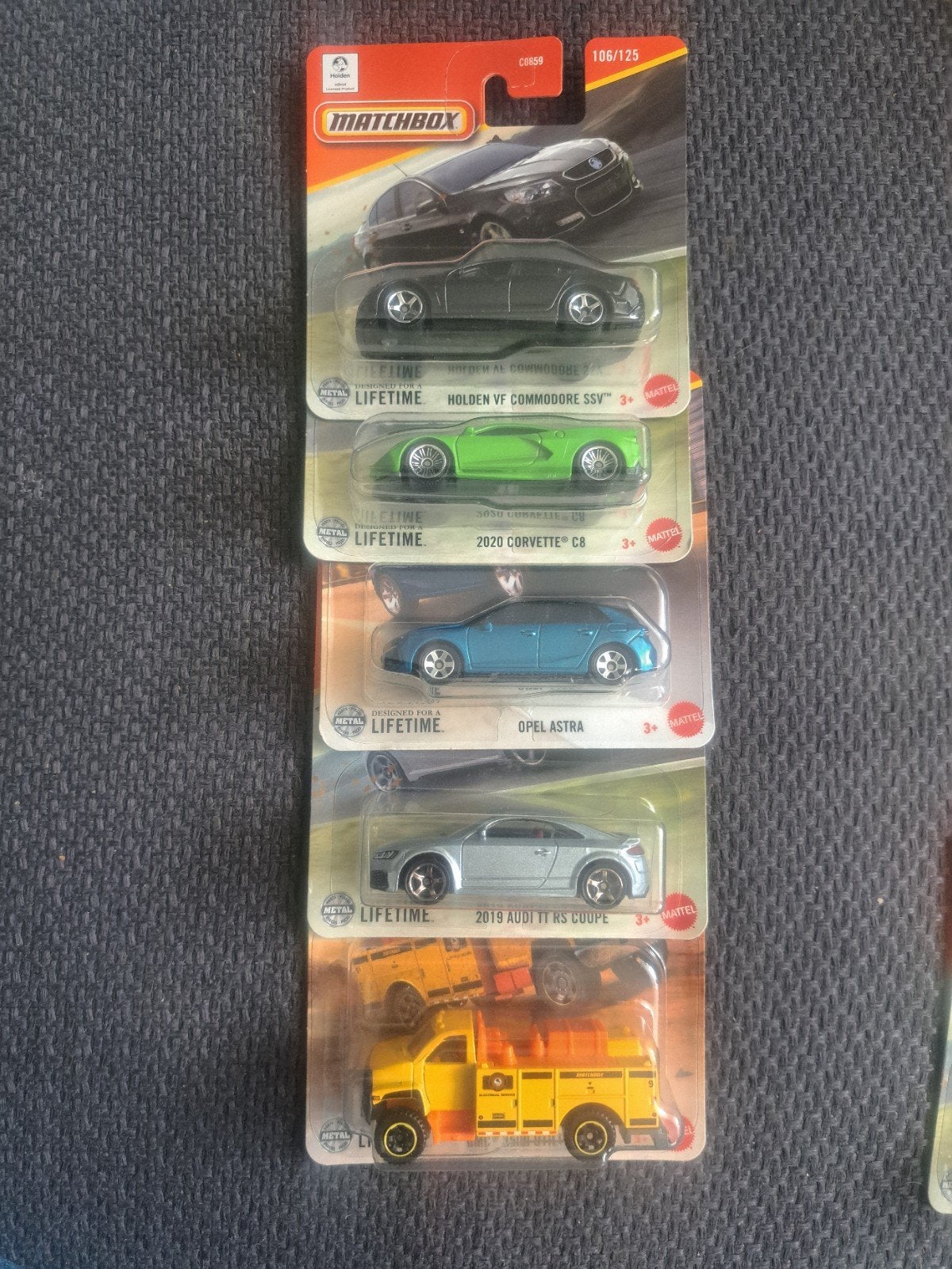 5x matchbox mattel liftime modellen 1:64, Matchbox mattel, Auto, Thailand, Nieuw