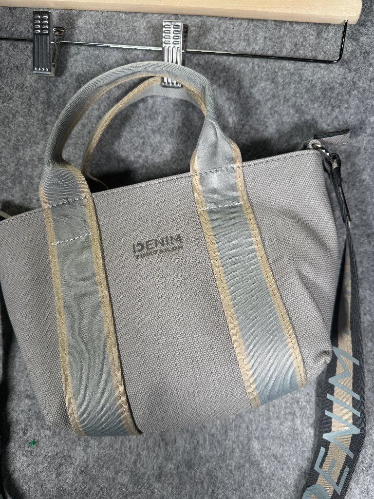 Tom Tailor Denim Crossbody Bag – Grey/Beige – One Size, Verzenden, Nieuw, Beige, Schoudertasje