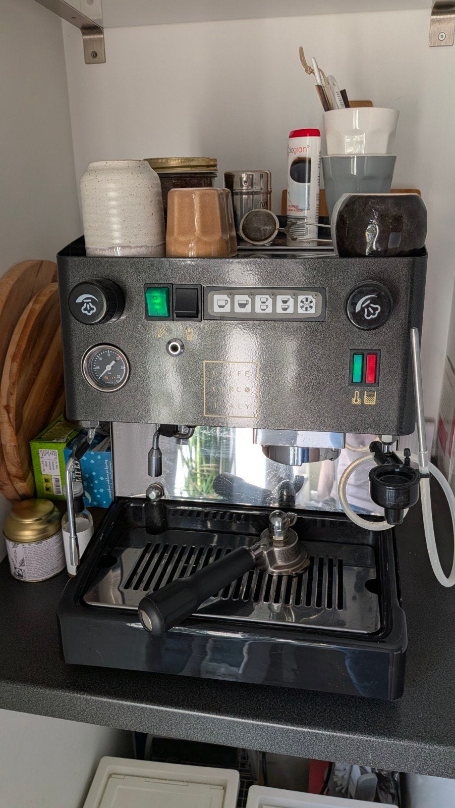 Cerco Caffe Italië Espressomachine met Melkopschuimer
