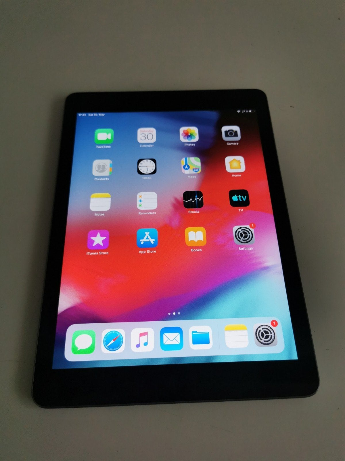 iPad Air 1 32GB - Werkt perfect, zonder oplader, Ophalen of Verzenden, Gebruikt, Apple iPad Air, 32 GB