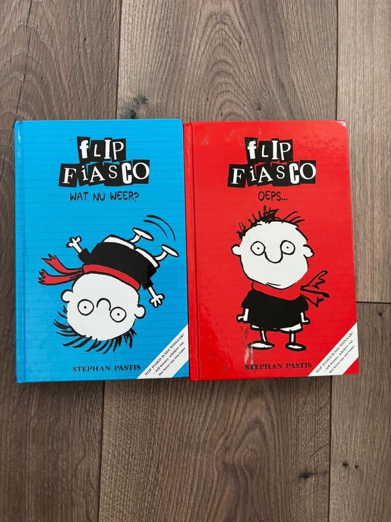 Flip Fiasco Boeken: Wat Nu Weer? & Oeps..., Ophalen of Verzenden, Zo goed als nieuw, Fictie