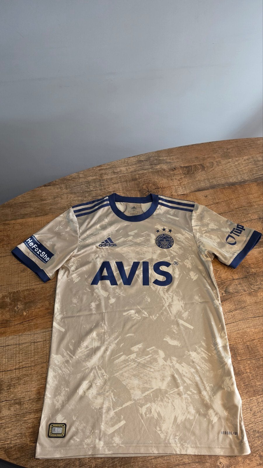 Fenerbahçe Adidas Uitshirt 2020/2021 - Maat S - Origineel, Maat S, Ophalen of Verzenden, Zo goed als nieuw, Shirt