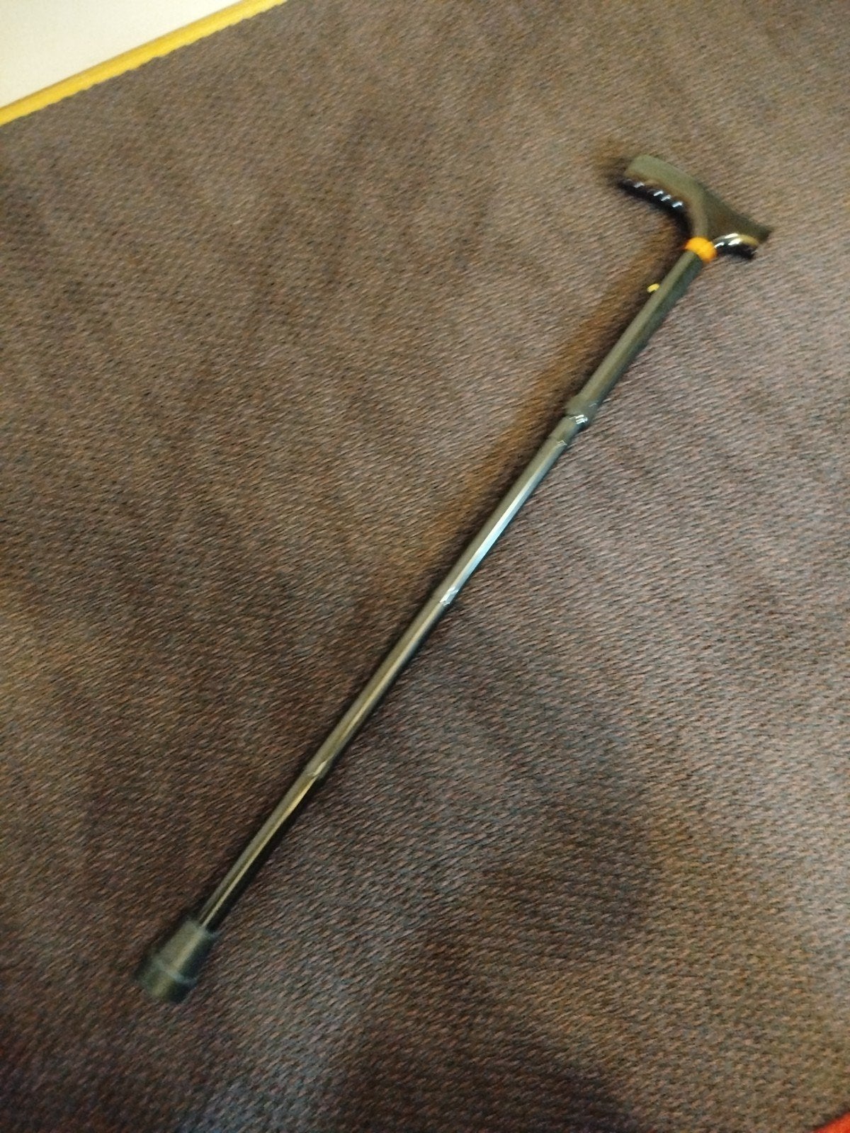 Wandelstok opvouwbaar zwart, Ophalen