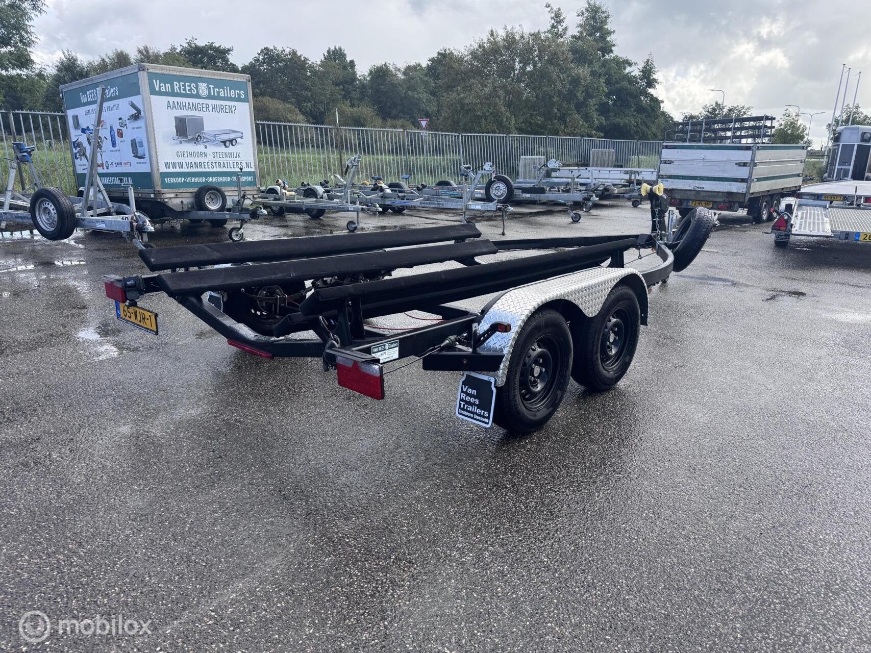 AMERIKAANSE BOOTTRAILER 2700KG JENSON FOURMASTER Kenteken NL, Gebruikt, Overige typen, Geremd