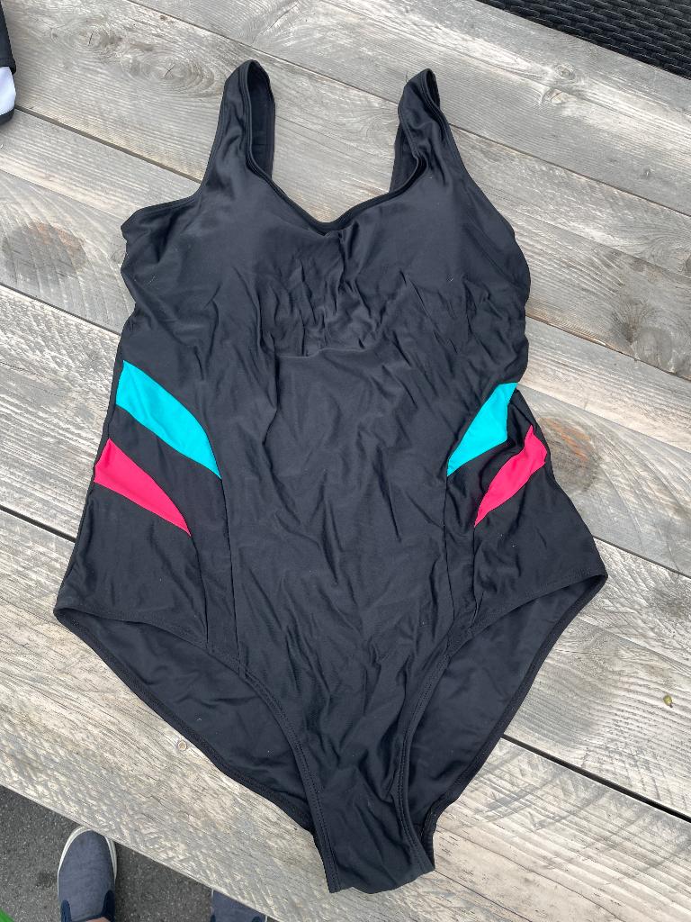 sportief badpak Yessica mt 50, Kleding | Dames, Grote Maten, Ophalen of Verzenden, Zo goed als nieuw, Lingerie of Zwemkleding