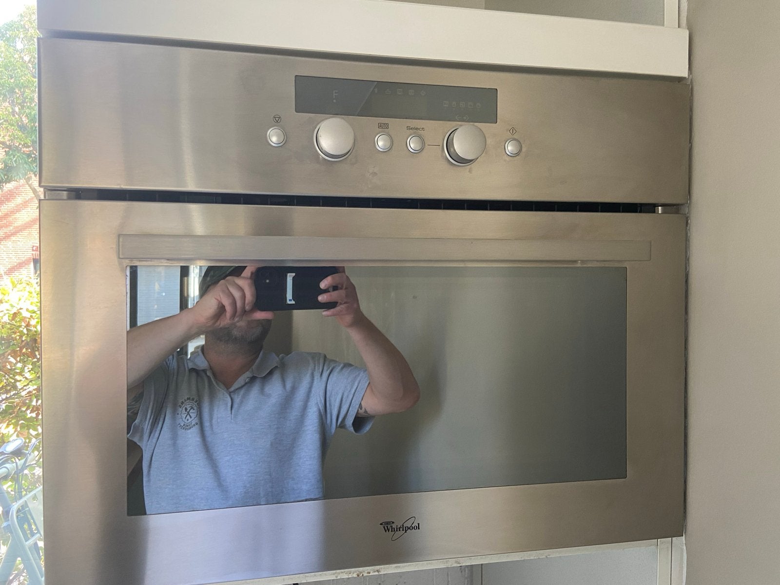 Whirlpool AMW 528/IX Inbouw Combimagnetron  - RVS, Ophalen, Combimagnetron, Gebruikt, 60 cm of meer