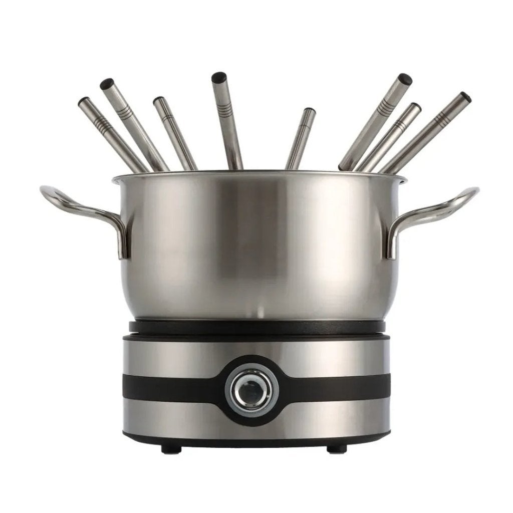NIEUWE Mauviel fondue set rvs 8 personen 1200W, Babijhandel@gmail.com, Babij, Helmond, Nieuw