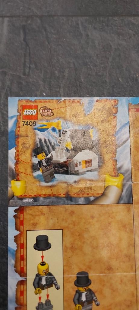 Lego 7409 Orient Expedition, Inclusief minifiguren, Gebruikt, Overige thema's, Lego