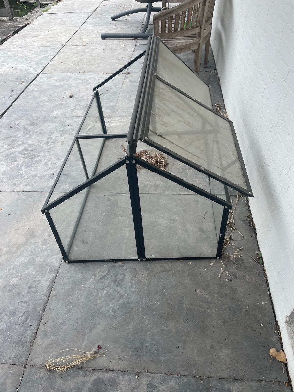 Compacte kweekkas voor tuin of balkon, Ophalen, Gebruikt, Kweekkas, Glas