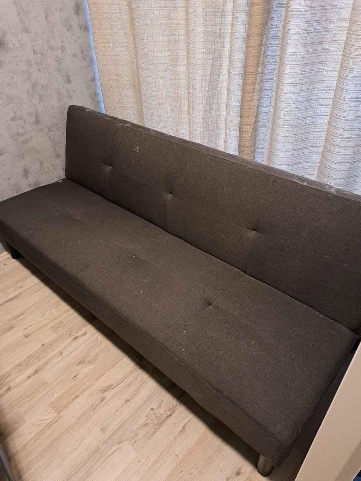 slaapbank, Ophalen, Gebruikt, 90 cm, Blauw