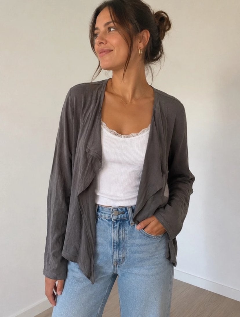 Sandwich vestje maat L, Kleding | Dames, Ophalen of Verzenden, Gedragen, Maat 42/44 (L), Grijs