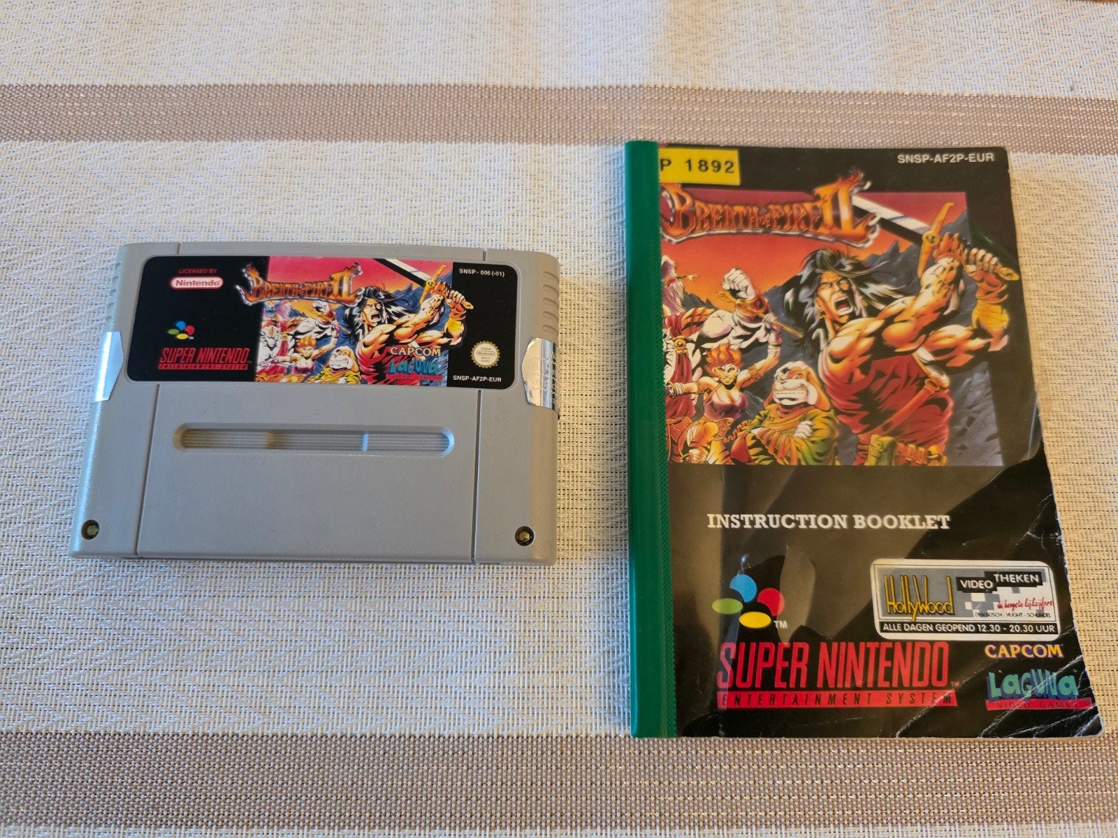 Breath of Fire II - Super Nintendo (SNES) met handleiding, 1 speler, Ophalen of Verzenden, Zo goed als nieuw, Role Playing Game (Rpg)