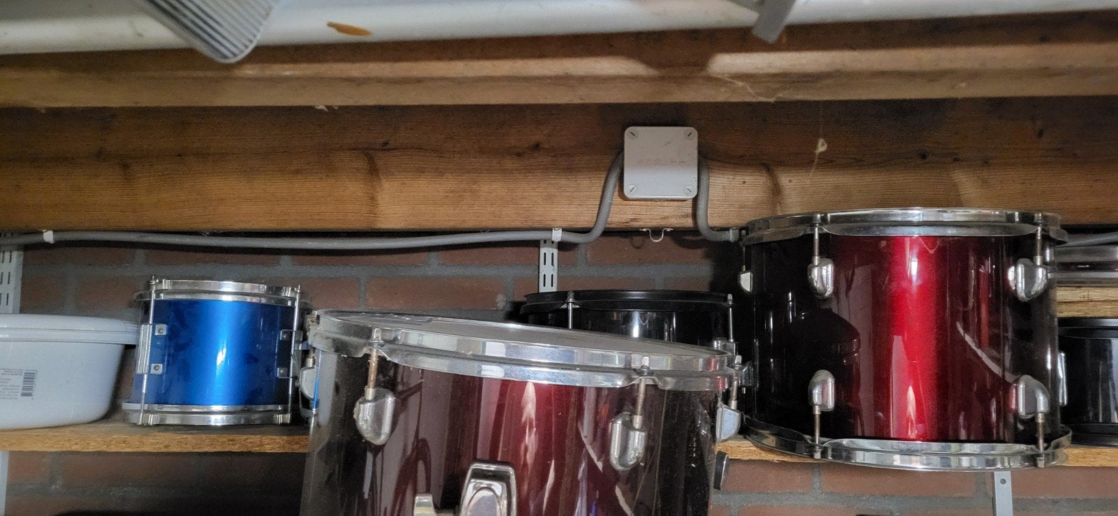 Diverse drumstellen en losse drums - Gebruikt, Muziek en Instrumenten, Ophalen, Gebruikt, Overige merken