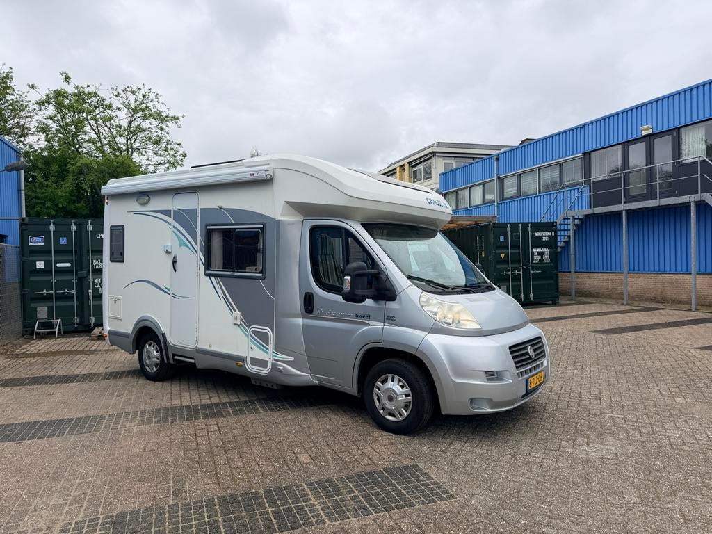 Chausson Welcome Sweet Half-integraal Camper. Lage km-stand!, Standaard zit, Ringverwarming, Fiat, Fietsendrager