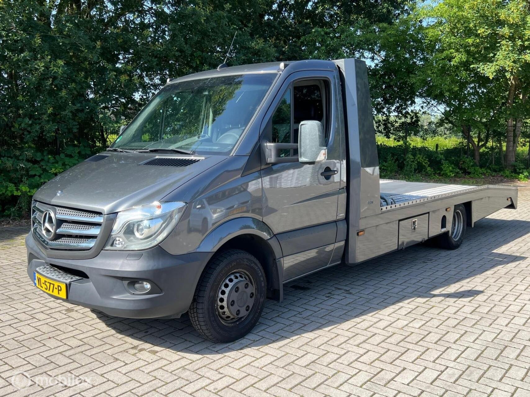 Mercedes Sprinter Tijhof Oprijwagen 3.0 BlueTEC | Automaat |, Automaat, Gebruikt, Euro 6, 190 pk