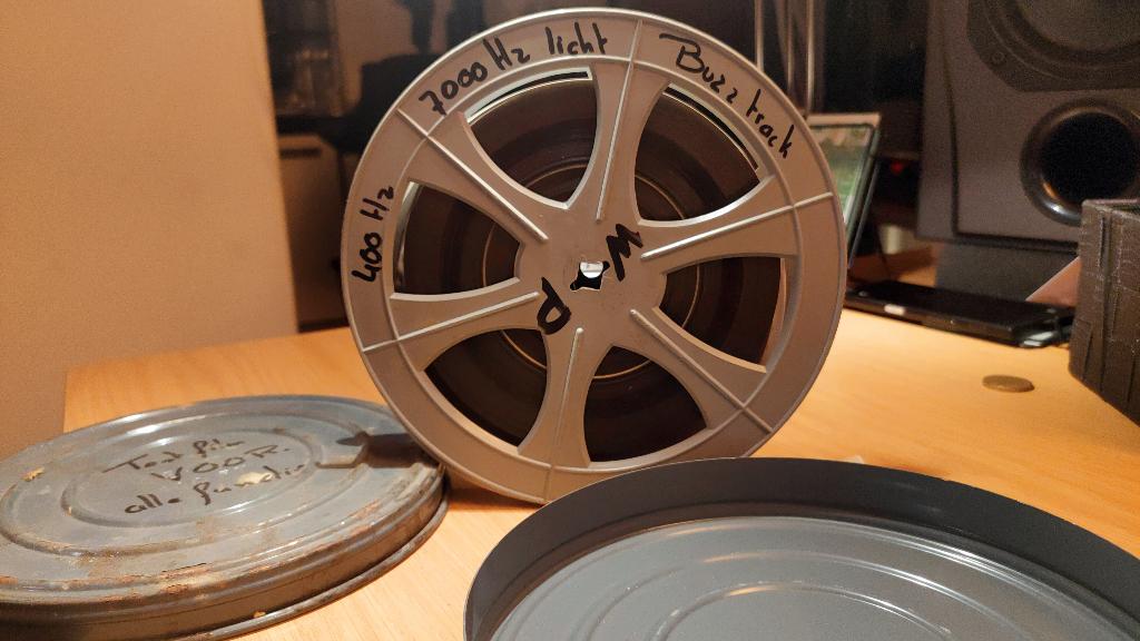 16mm SMPTE Testfilm - Buzz Track & Frequentie Kalibratie, Verzenden, 16mm film