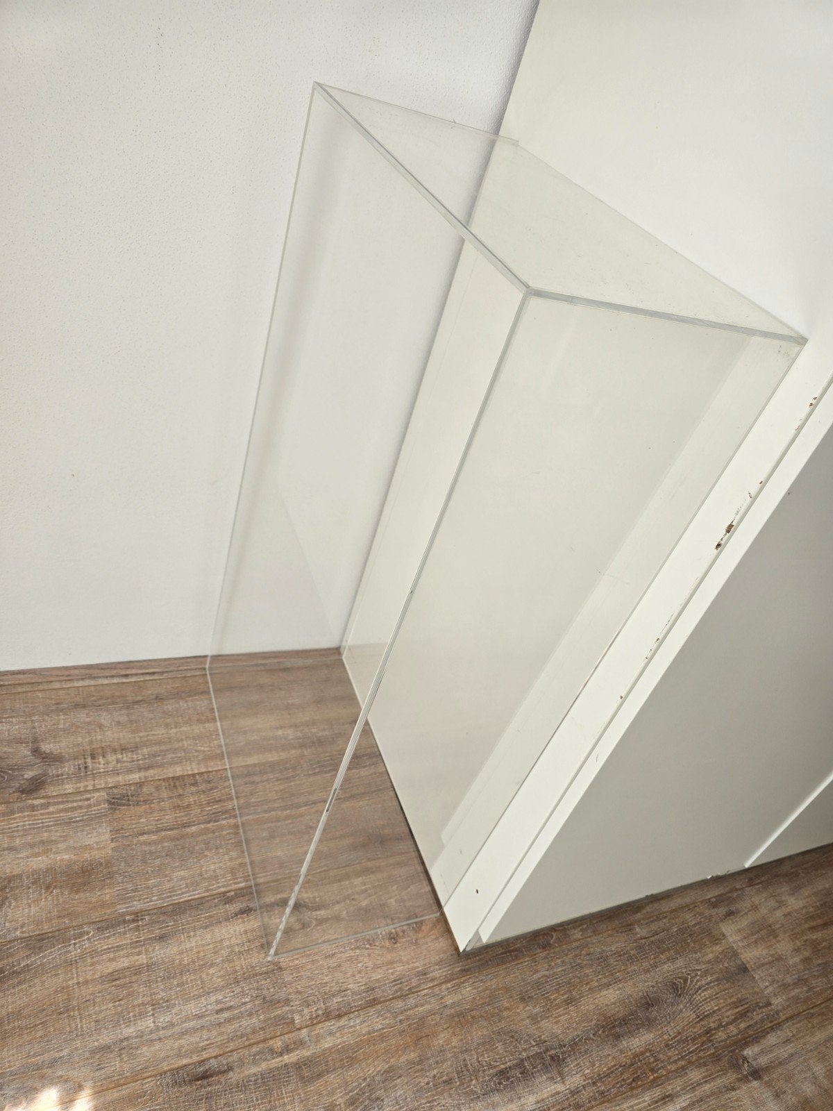 Plexiglas display, showcase, box, Ophalen
