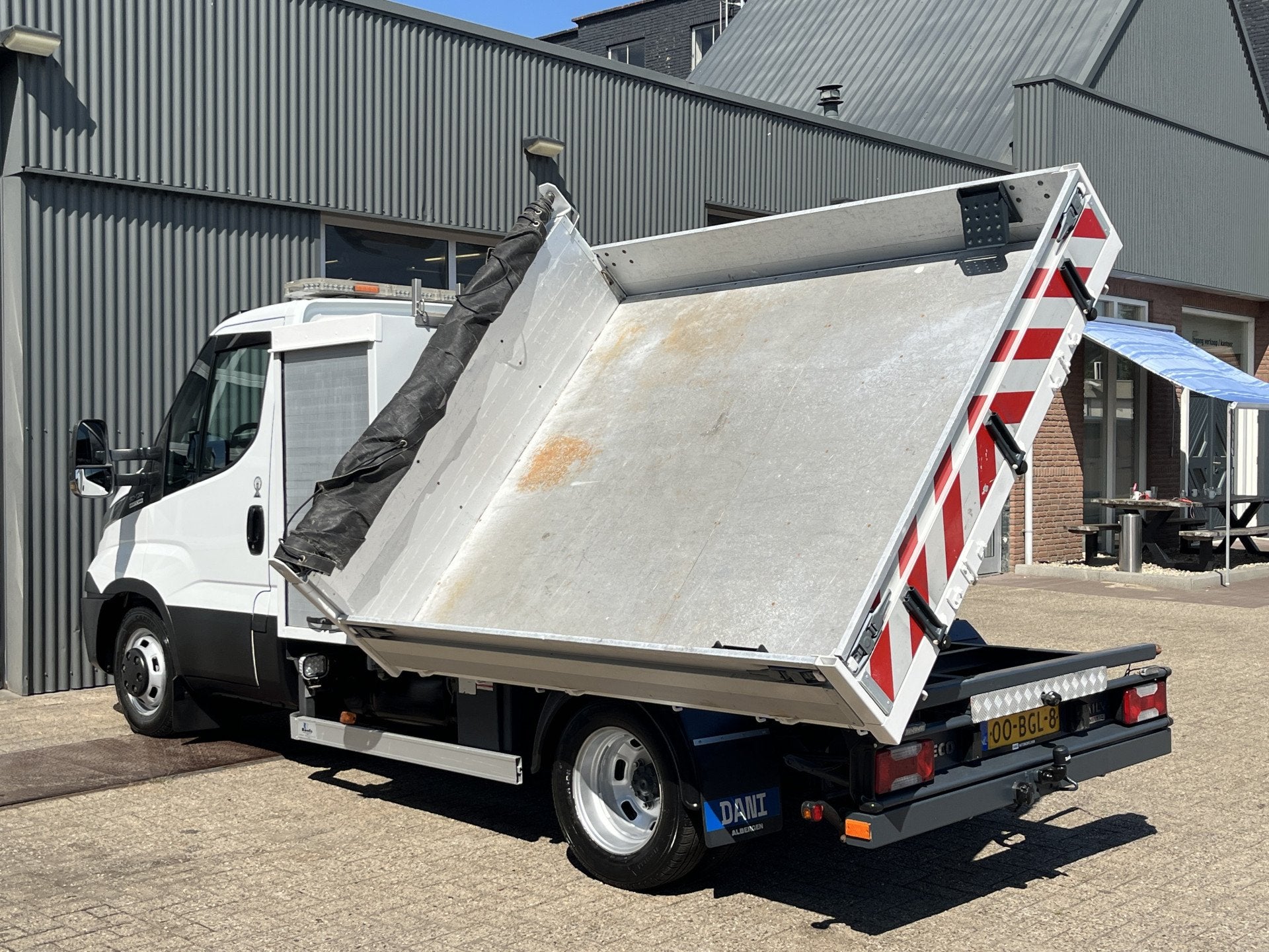 Iveco Daily 50C17 Maxilift 150 Laadkraan 3 zijden Kipper 3-P, Auto's, Automaat, Euro 5, Stof, Gebruikt