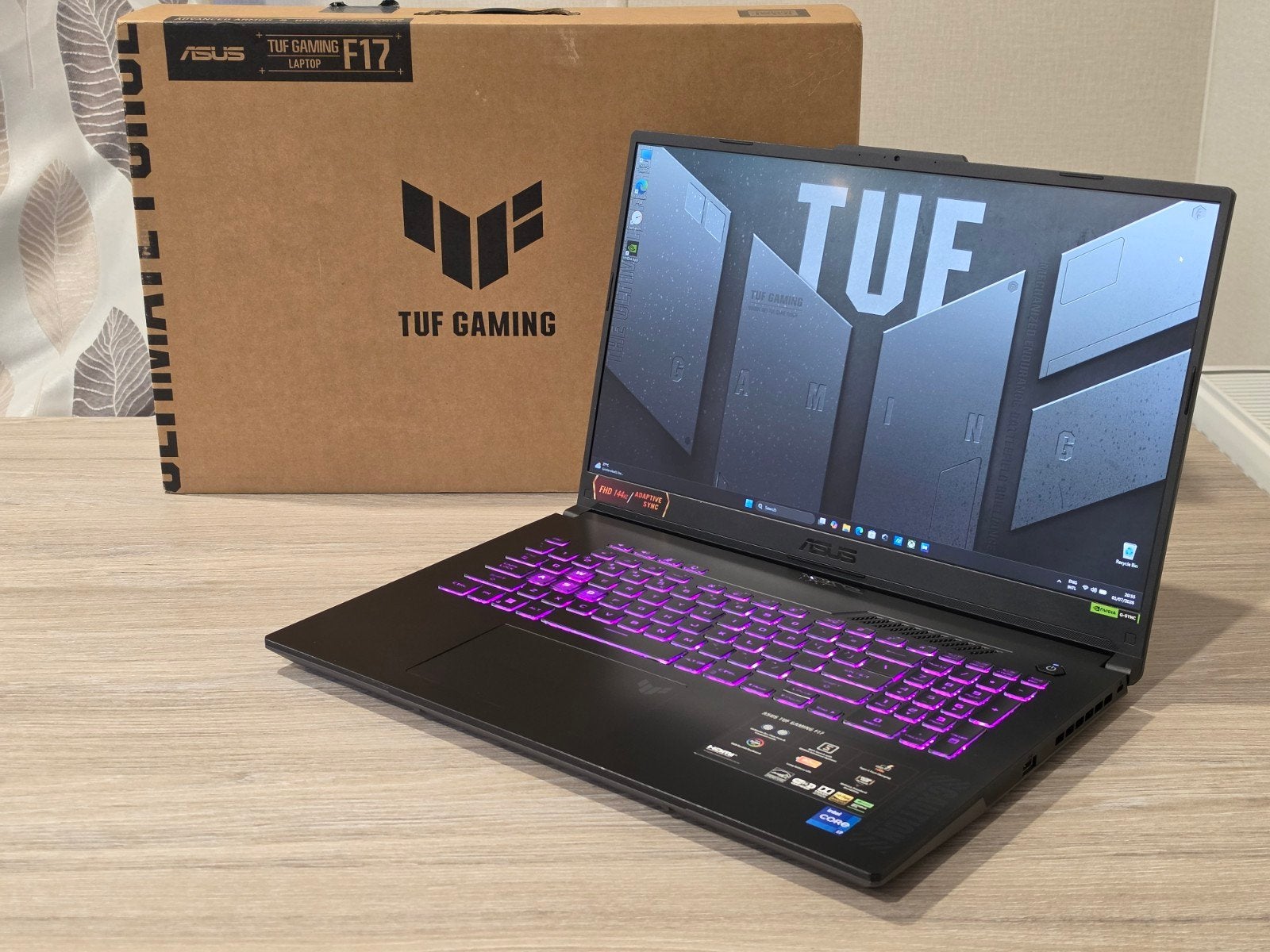 17.3" Asus TUF RTX 4060/Core i7-13620H/SSD 1TB/16GB.GARANTIE, Met videokaart, Zo goed als nieuw, Gaming, SSD
