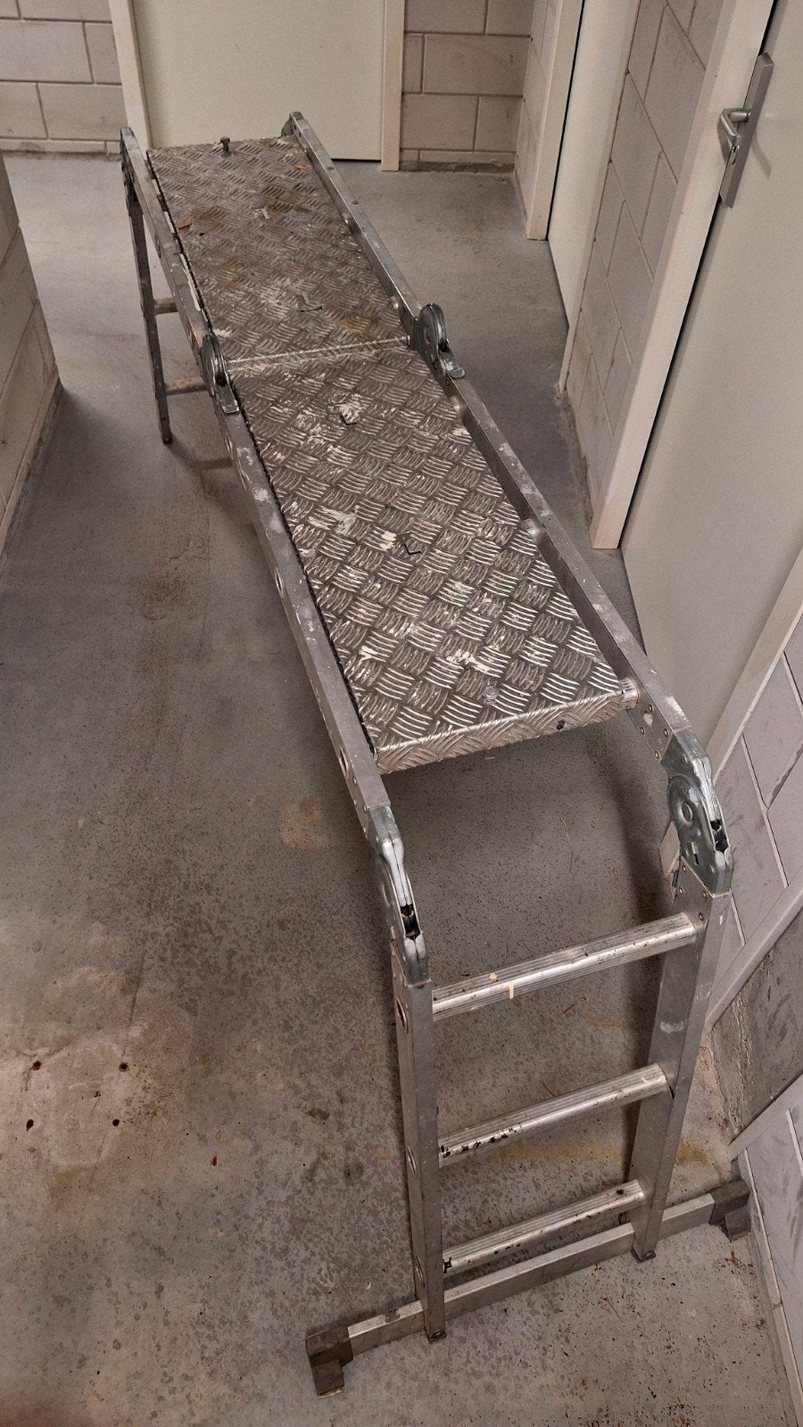 Steigertrap, Ophalen, Gebruikt, Ladder, Opvouwbaar of Inschuifbaar
