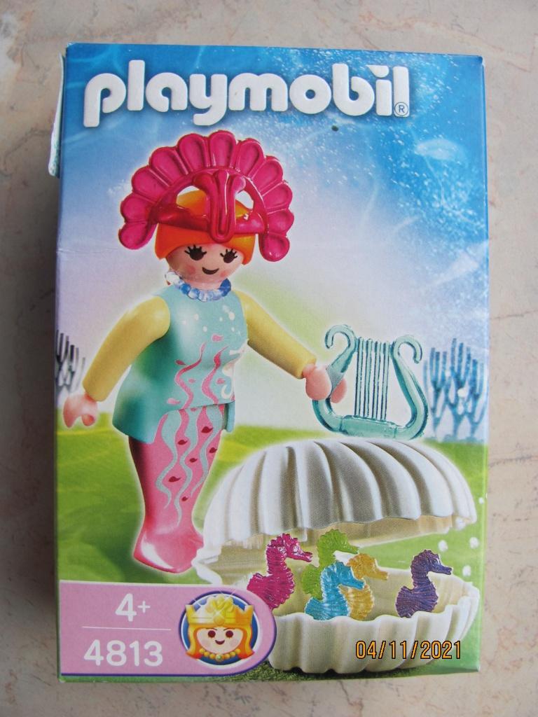 2x NIEUW doos PLAYMOBIL 4813 ZEEMEERMIN met baby ZEEPAARDJES, Ophalen of Verzenden, Nieuw