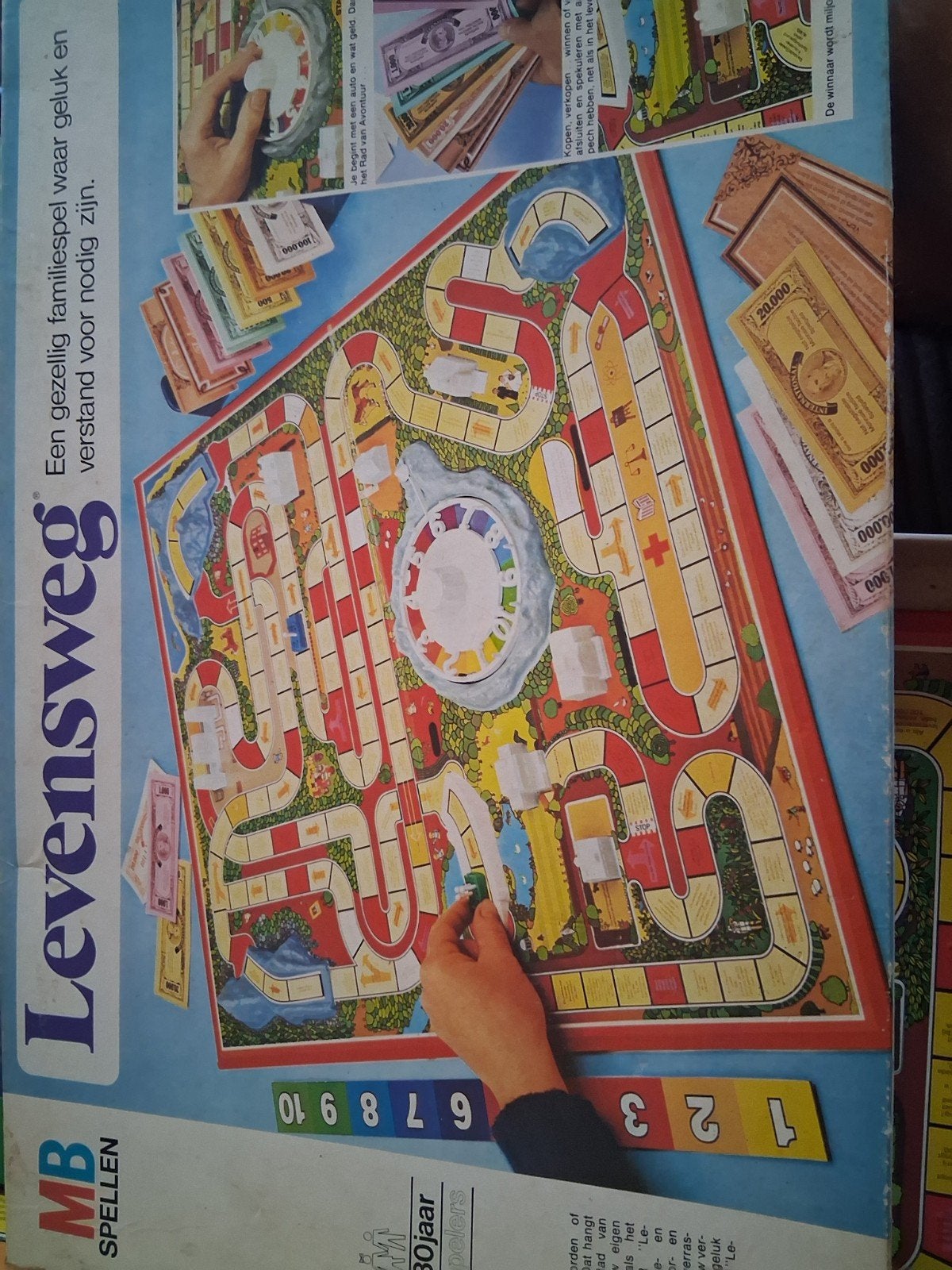 Levensweg (1976) - MB, Hobby en Vrije tijd, Gezelschapsspellen | Bordspellen, Ophalen of Verzenden
