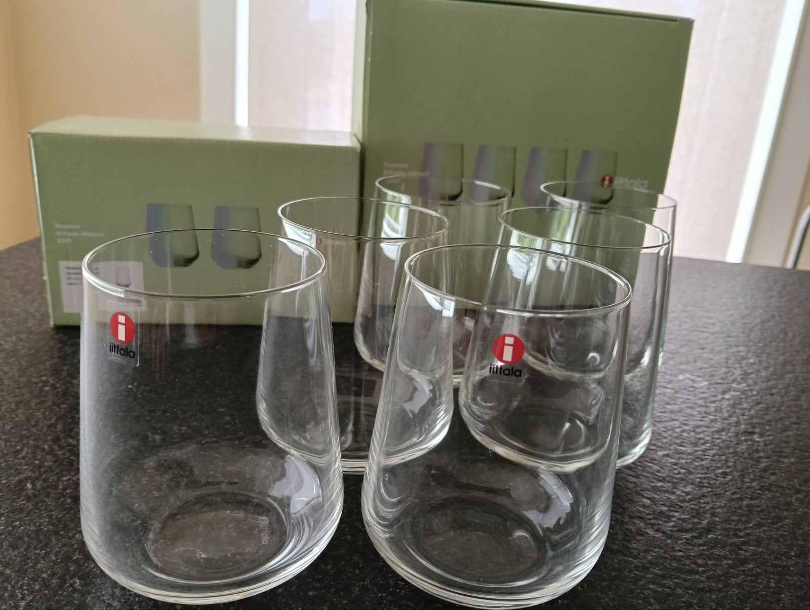 Iittala Essence Alfredo Häberli Tumbler Glazen (6 stuks, Ophalen of Verzenden, Zo goed als nieuw, Overige merken, Glas