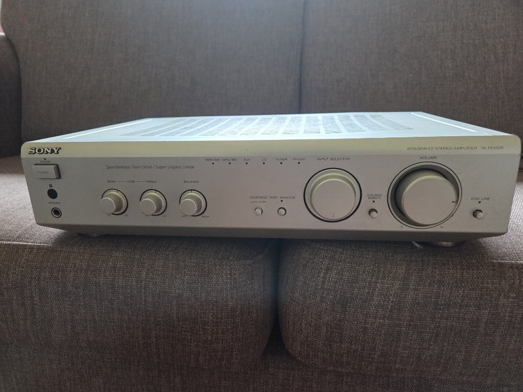 Sony TA-FE510R geïntegreerde stereoversterker, Audio, Tv en Foto, Versterkers en Receivers, Ophalen of Verzenden, Gebruikt, 60 tot 120 watt
