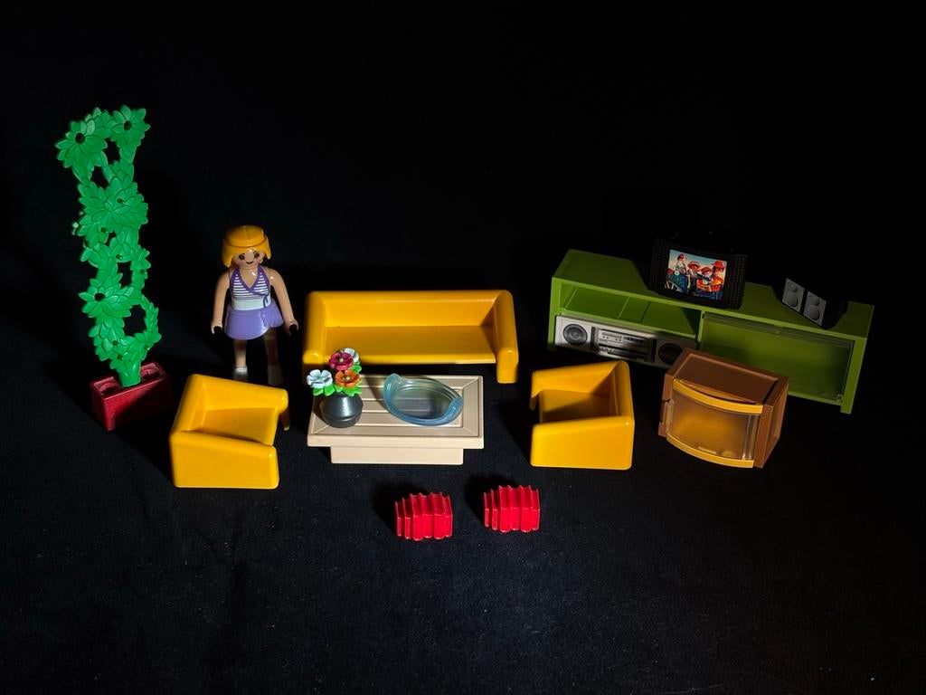 Playmobil Woonkamer Set, Kinderen en Baby's, Speelgoed | Playmobil, Zo goed als nieuw, Ophalen