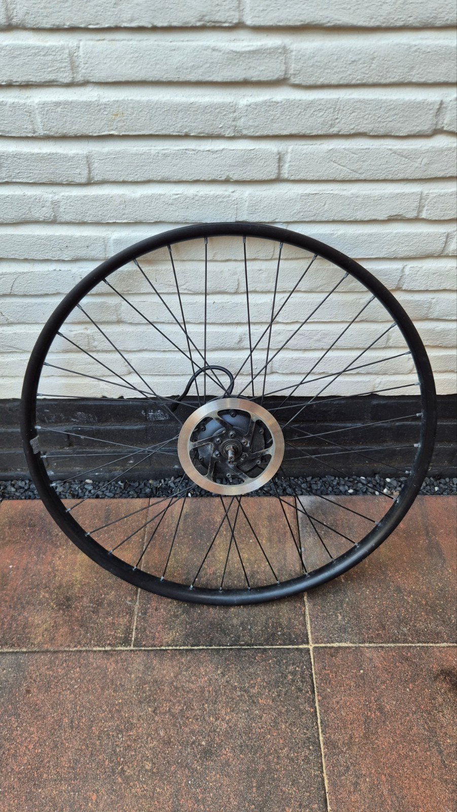 VanMoof S3 Voorwiel met schijfrem en motor (niet getest), Fietsen en Brommers, Fietsonderdelen, Gebruikt, Ophalen of Verzenden