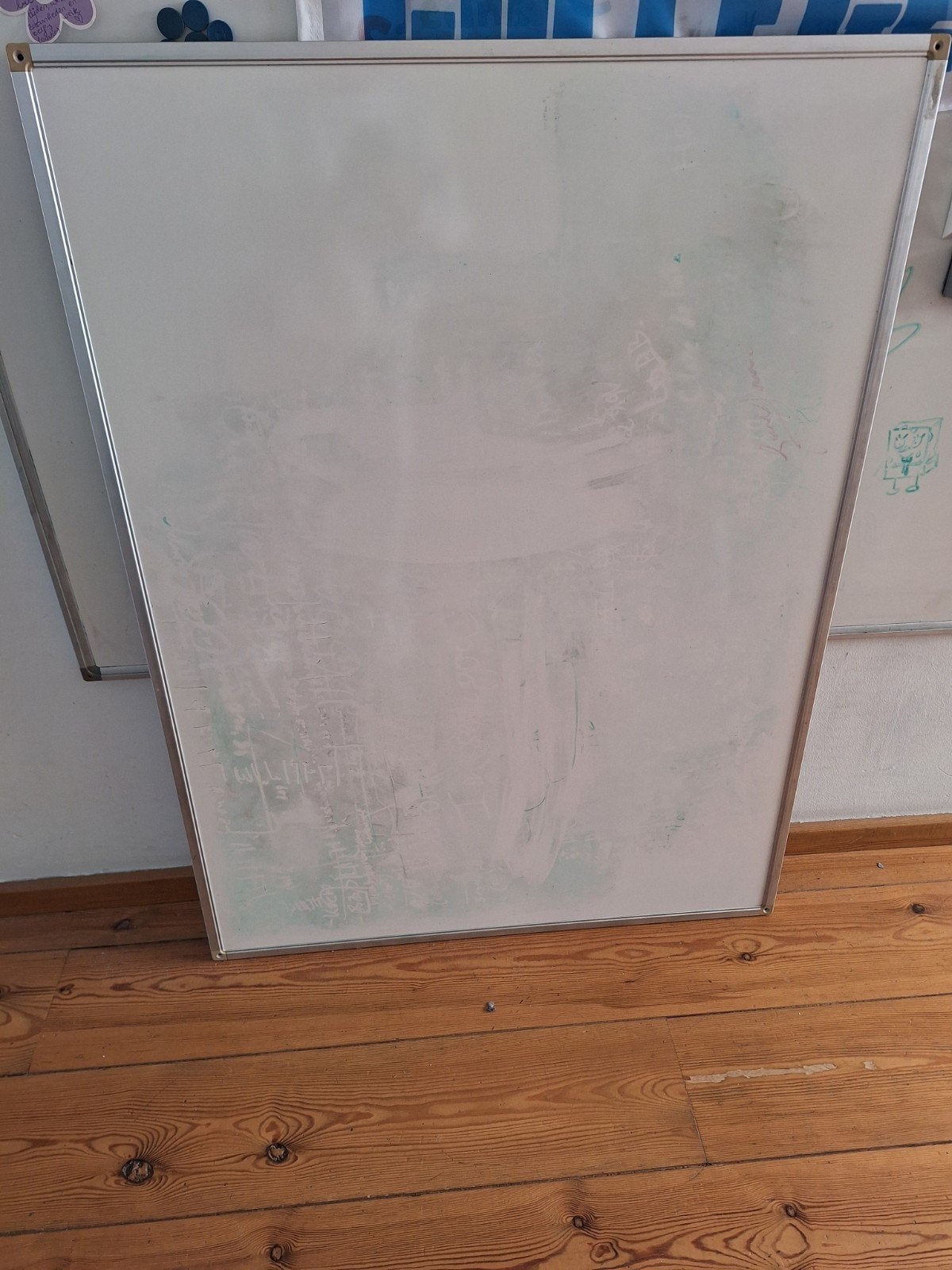 Whiteboard 90x120, Ophalen, Gebruikt, Magneetbord