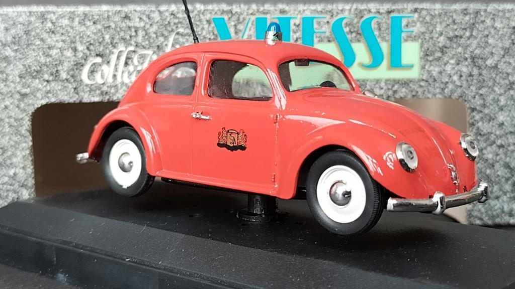 Volkswagen VW kever Brandweer Den Haag 1;43 Vitesse Pol, Hobby en Vrije tijd, Modelauto's | 1:43, Overige merken, Auto, Verzenden