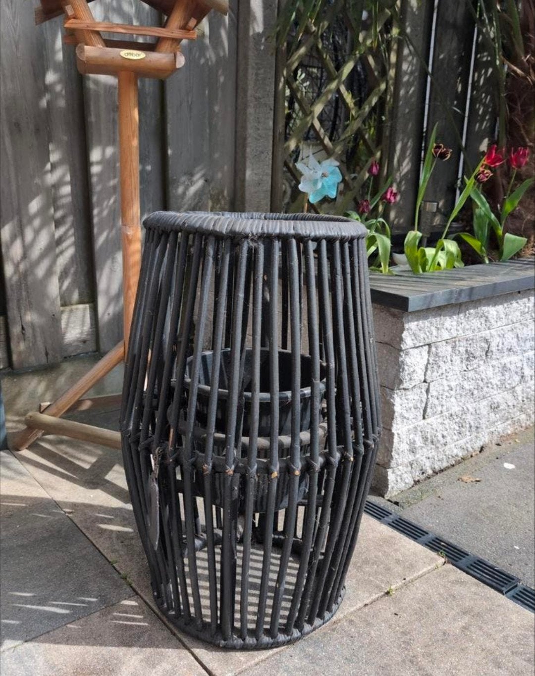 Riverdale Bloempot Zwart - Binnen & Buiten, Ophalen, Aardewerk, Binnen, Rond