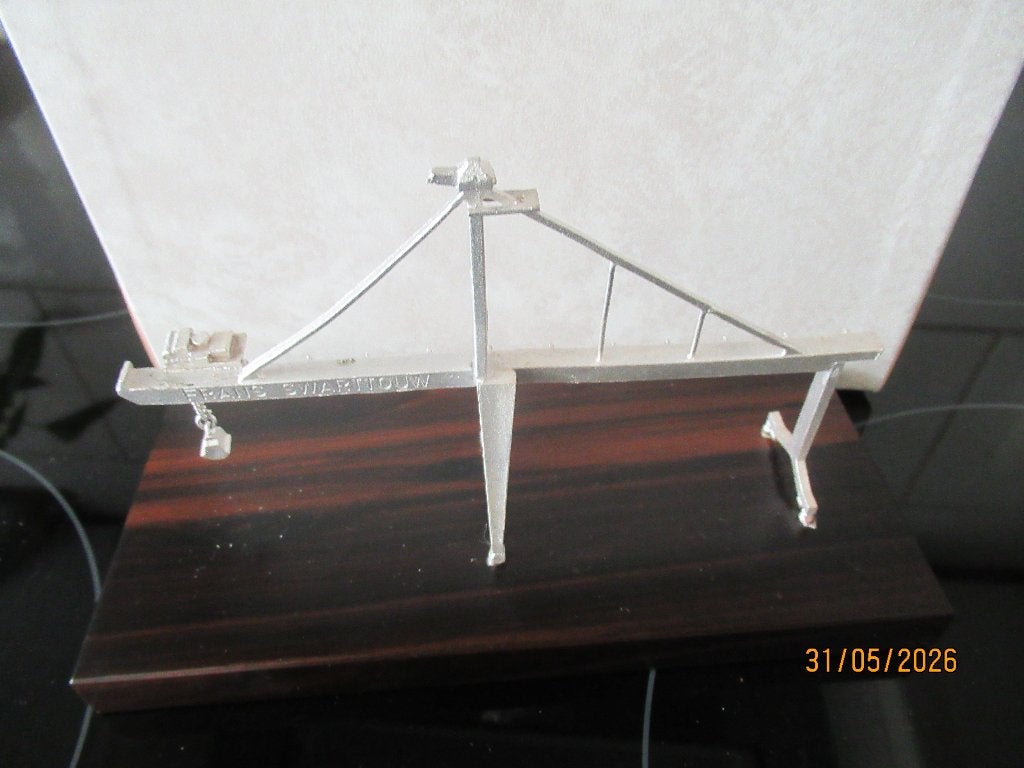 MINIATUURMODEL HAVEN KRAAN- FRANS SWARTTOUW- NIEUWPOORT, Ophalen of Verzenden, Zo goed als nieuw, Schaalmodel