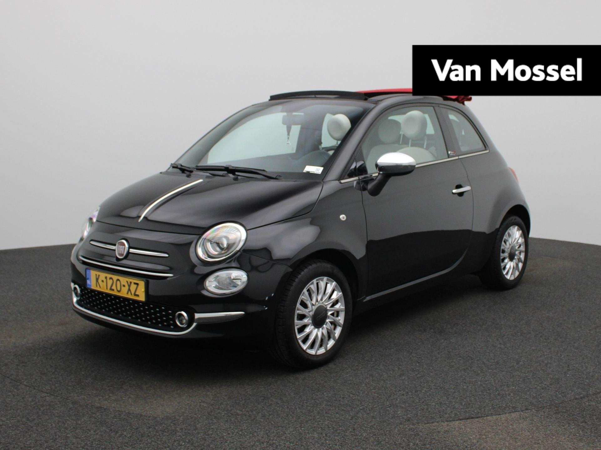 Fiat 500 1.0 Hybrid Cult | Cabrio | LMV | DAB | Cruise contr, Auto's, Fiat, 12 maanden, Euro 6, 4 stoelen, Zwart