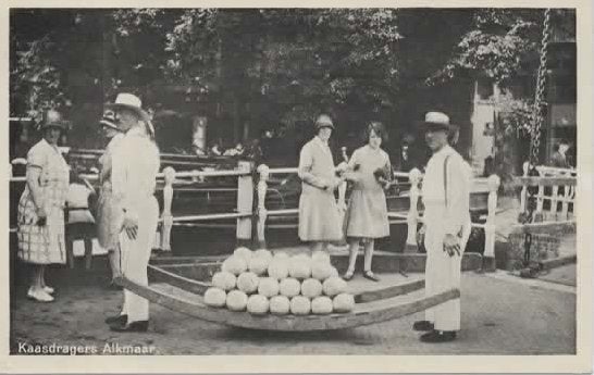 Alkmaar Kaasdragers, Verzenden, 1920 tot 1940, Gelopen, Noord-Holland