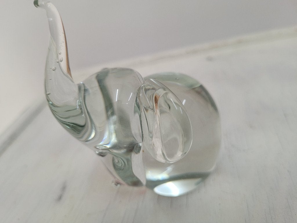 handgemaakt glazen olifant, Ophalen of Verzenden, Zo goed als nieuw, Mens