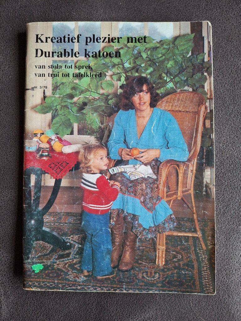 kreatief plezier met durabele katoen + 3 losse patronen, Hobby en Vrije tijd, Breien en Haken, Ophalen, Gebruikt, Haken, Patroon of Boek
