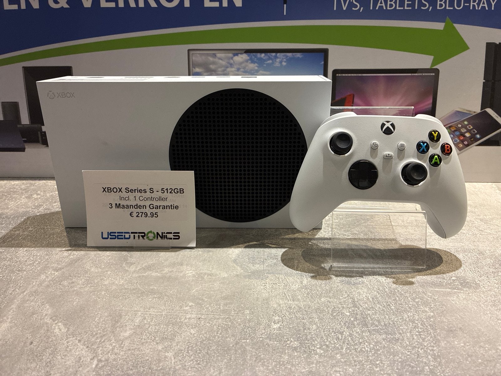 Xbox Series S - 512GB met controller en 3 maanden garantie, Ophalen of Verzenden, Zo goed als nieuw, Xbox Series S
