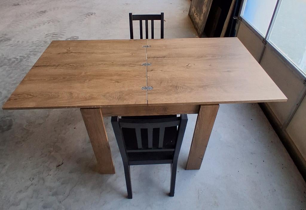 Tafel, Huis en Inrichting, Tafels | Eettafels, Ophalen, Gebruikt, 200 cm of meer, 50 tot 100 cm