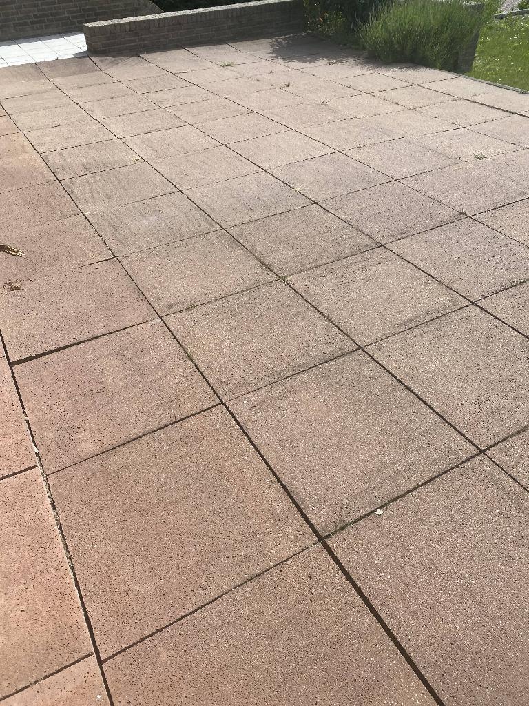 Tuintegels 60x60 cm - gratis af te halen, Tuin en Terras, Ophalen, Gebruikt, 10 m² of meer, Beton