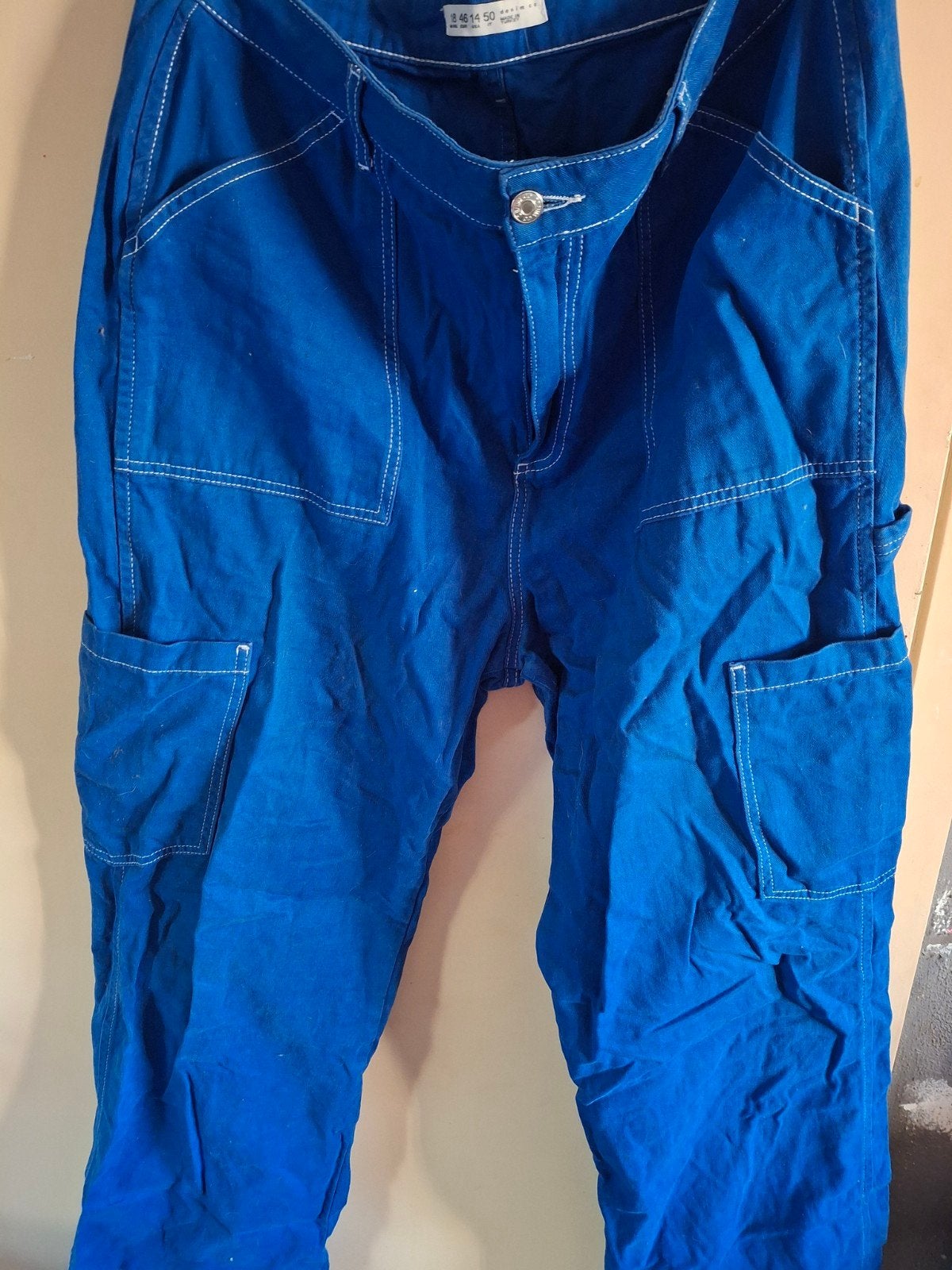 Leuke blauwe broek maat 50, zo goed als nieuw, Blauw, Maat 46/48 (XL) of groter, Ophalen of Verzenden, Zo goed als nieuw